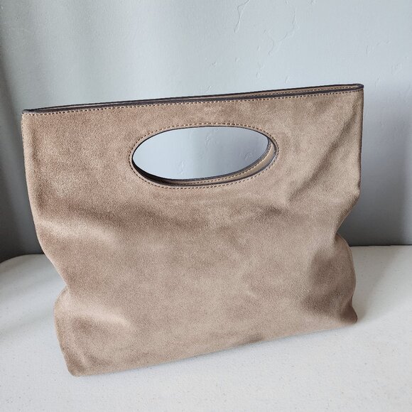 Banana Republic Suede Bag "EUC" - Picture 5 of 16